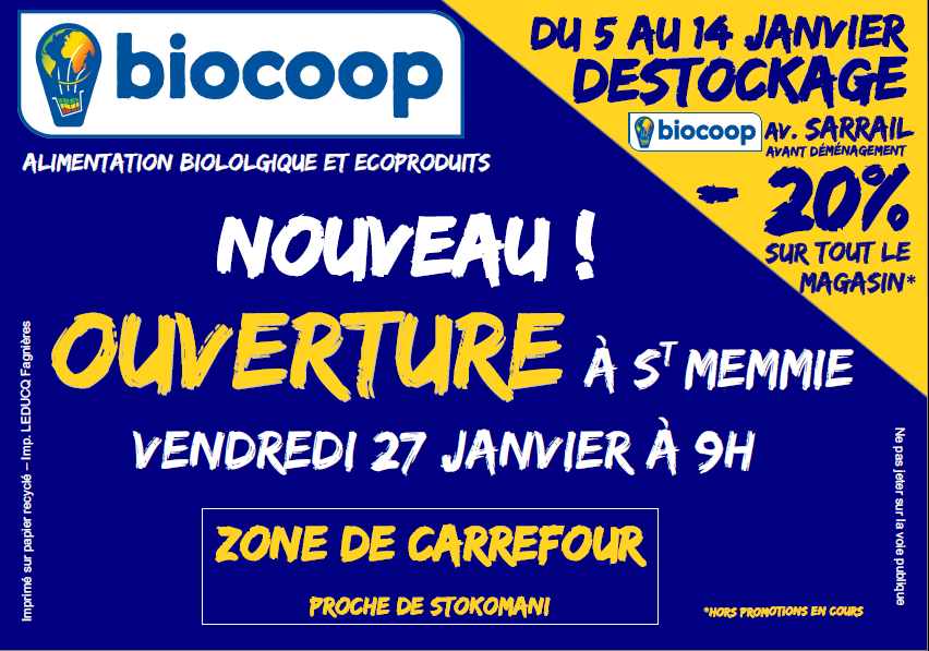 Déménagement du magasin et déstockage Déménagement du magasin et déstockage